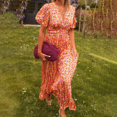 Elsie | Florales Maxikleid