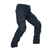Herren Multicam Tactical Kampfhose Mit Knieschützern – Robuste Cargo Hose – Marine blau