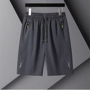 Zionn | Atmungsaktive Herren-Shorts im 3er-Pack – Grau