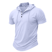 David | Sportliches Herren Shirt – Weiß