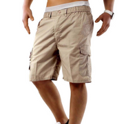 Stefan | Bequeme Herren-Bermudas mit Seitentaschen – Khaki