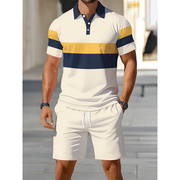 Sommerfeld | Sommer-Set mit Poloshirt und Shorts für Herren – B