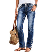 Solanique - Figurformende Superstretch-Jeans – Blau
