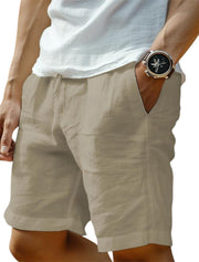 Malte | Herren Casual Shorts mit Lockere Passform und Kordelzug – Khaki