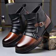 Stiefelette Herren mit Schnalle – Braun