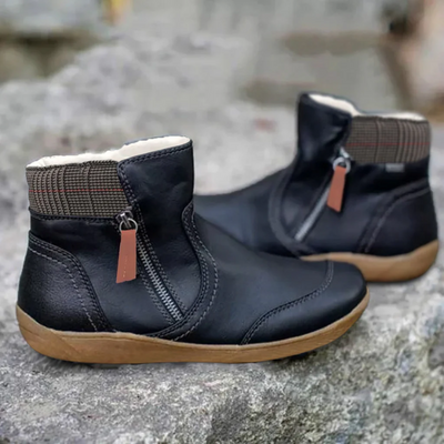 Amber | Stiefeletten Damen Flach | Wasserdicht