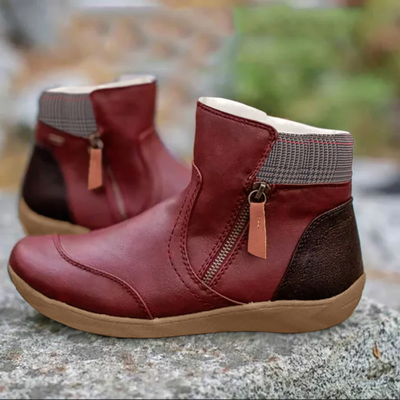 Amber | Stiefeletten Damen Flach | Wasserdicht