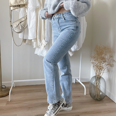 Erina | Straight Leg Jeans Damen | Slim-fit