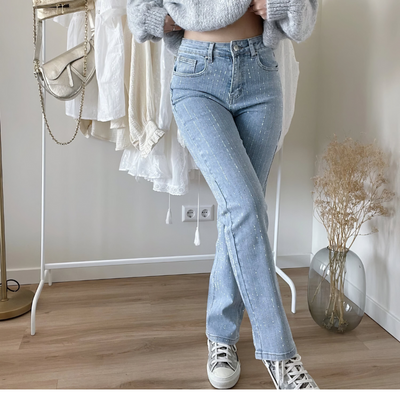 Erina | Straight Leg Jeans Damen | Slim-fit