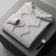 Strick Hoodie Herren – Grau