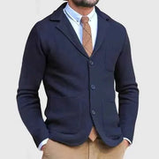 Strickblazer Für Herren – Dunkelblau