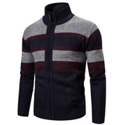 Strickjacke Slim Fit Herren – Marineblau