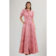 Tatjana | Damen Sommerkleid Maxi Urlaub Freizeit Komfort – Rosa