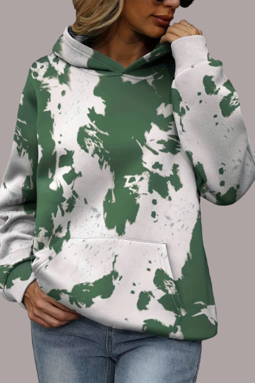 Kapuzensweatshirt mit Print | Bequeme Passform | Lässiger Look