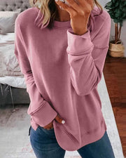 Thordena | Damen Pullover Relaxed Fit Sweater – Rosa