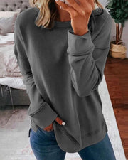 Thordena | Damen Pullover Relaxed Fit Sweater – Dunkelgrau