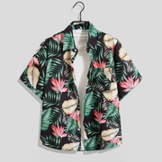 Torben | Herren Hemd Blumenmuster Sommer Style – Noctura