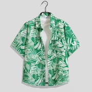 Torben | Herren Hemd Blumenmuster Sommer Style – Verdura