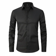 Ulrich | Herren Hemd Langarm Elegant – Schwarz