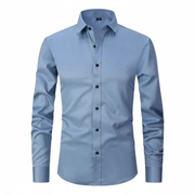 Ulrich | Herren Hemd Langarm Elegant – Hellblau