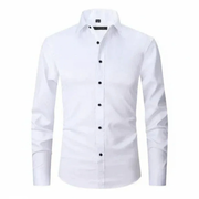 Ulrich | Herren Hemd Langarm Elegant – Weiß