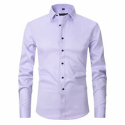 Ulrich | Herren Hemd Langarm Elegant – Hellviolett