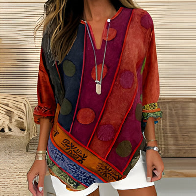 Manon | V-Ausschnitt Lange Ärmel