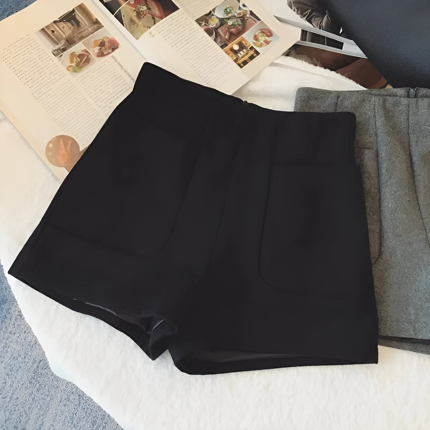 Faustina | Wollene Shorts mit schickem Stil