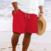 Valentin | Herren Shorts Für Strand Mit Taschen – Rot