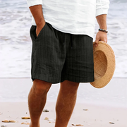 Valentin | Herren Shorts Für Strand Mit Taschen – Schwarz
