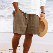 Valentin | Herren Shorts Für Strand Mit Taschen – Braun