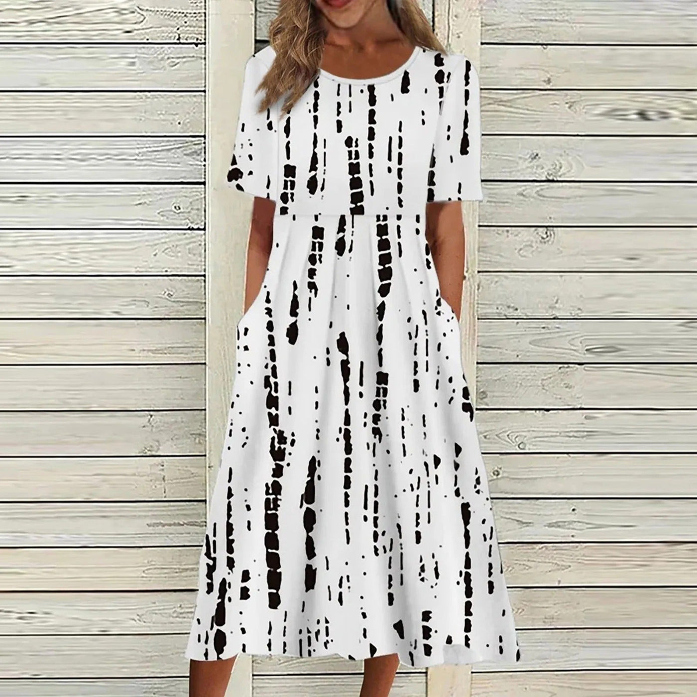 Lovella - Sommerkleid: Lässig, Blumenmuster, Bequem