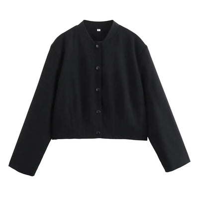 Leichte Damen-Bomberjacke für den Sommer – Casual Chic mit Stehkragen