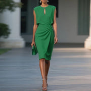 Evi™ - Professionelle Kleid – Grün