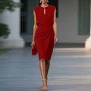 Evi™ - Professionelle Kleid – Rot