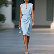 Evi™ - Professionelle Kleid – Hellblau