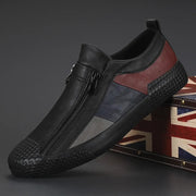 Felix | Herren Leder Slip-Ons in zeitloser Silhouette – Black / Black