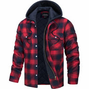 AREND™ / WARME HERRENJACKE AUS HOCHWERTIGER WOLLMISCHUNG – Rot