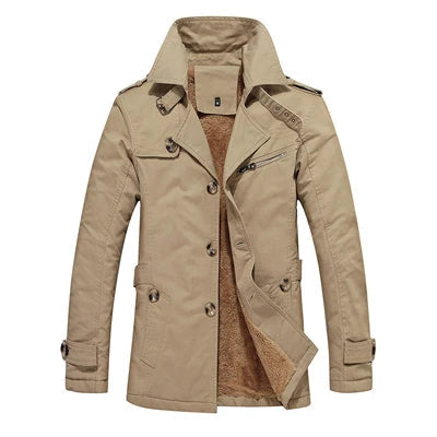 Adalbert® | Eleganter gepolsterter Trenchcoat