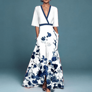 Vela | Damen Elegantes Kleid – Zeitloses Sommerkleid Hochzeit, Büro & Alltag 2026 – Weiß