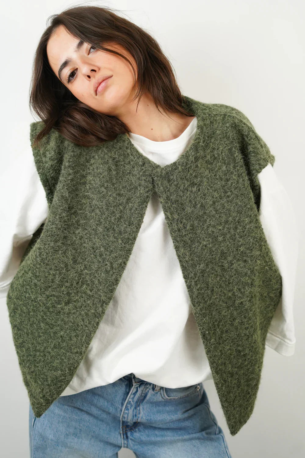 Mia | Ärmellose Weste mit Taschen