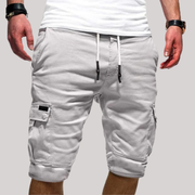 Volker | Herren Cargo Shorts Mit Taschen Für Urlaub – Grau