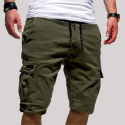 Volker | Herren Cargo Shorts Mit Taschen Für Urlaub – Grün