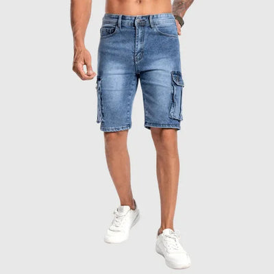 Herren Denim Cargo Shorts für den Sommer – Jonas