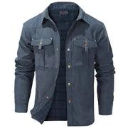 Warme Outdoorjacke Herren – Blau