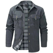 Warme Outdoorjacke Herren – Grau