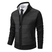 Warme Winterjacke Herren – Schwarz