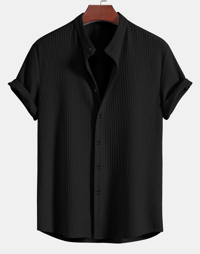 Cillian | Herren Weiß Hemd | Kurzarm