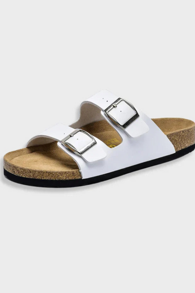 Vivienne | Damen Weiße Sandalen | Bequem