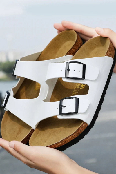 Vivienne | Damen Weiße Sandalen | Bequem